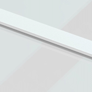 Vidaxl porte coulissante blanc 76x205 cm verre trempé aluminium 155204_4