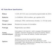 HD Trailer Mover - Tracteur pousseur pour conditions sévères - Nu-Star Material Handling Ltd - Moteur 1,5 kW_4