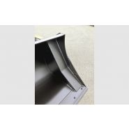 Godet à haut déversement Riman - reprise de matériaux : sable, gravier, terre, sel - 14 capacités de 442 à 806 L_4