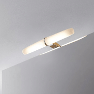 Spot LED pour miroir de salle de bain Gemini - chromé - IP44 - 230V AC - lumière blanc froid_4