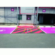 Arceau de parking haute visibilité - Différentes avec serrure PASS incluse et clé PASS à commander en plus_4
