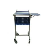 Athalia - Chariot informatique PCM Habilclass - Dimensions modulables H 1100 à 1205 x L 590 à 785 x P 562 mm_4