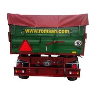 R 60 CSGA - Benne agricole à double essieu - Romsan - Capacité 6000 kg_4