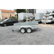Remorque ERDE EXPERT LC 252 avec conception modulaire et arrimage sécurisé