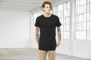 T-shirt homme coupe longue tendance - Réf: BE3006 - Bella + Canvas_4