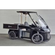 Vélo Quadricycle professionnel City Q 850 - Caisson Pick Up ouvert polyvalent - Charge maximale 170kg - Autonomie 150 km - Volume 1 m³