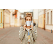 Masque facial en polyester respirant - Séchage rapide - Taille unique adulte_4