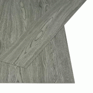 Vidaxl planches de plancher autoadhésives 4,46 m² 3 mm pvc gris 143870_4