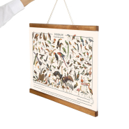Porte-Affiche Magnétique en Bois Blanc - 30 cm - Réf : 213301_4