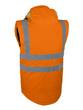 Blouson/Gilet 2 en 1 haute visibilité - Manches amovibles, doublure polaire - Normes EN ISO 13688, EN ISO 20471, EN 343-2019_4