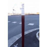 42.11-91 - Potelets fixes sur platine - Hauteur hors-sol 0,90m - Gorge Ø76mm_4