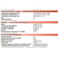 Groupe électrogène MOSA GE 7500 HSX - triphasé 6.5 kVA - moteur essence Honda GX 390_4