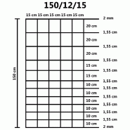 Vidaxl clôture de jardin acier galvanisé 50 m 150 cm argenté 149505_4