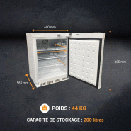 Armoire réfrigérée positive blanche - 200L | L2g - AW-RC200_4