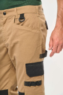 Pantalon de travail bicolore homme WK742 - robuste, confortable et tendance, avec poches multiples et genouillères Cordura_4