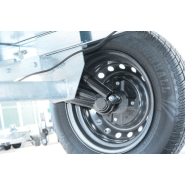 Remorque DAXARA 168 galvanisée pour une longue durée de vie et usage intensif