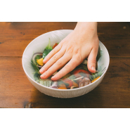 Couvercle alimentaire en film étirable - diamètre 26 cm - sac de 200 pièces, ajustable à la plupart des plats - eazycover - cbs emballages_4