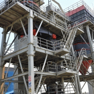 Installation de fabrication de sable sec série VU - débit 100 t/h - système d'agrégats haute efficacité et sans poussière_4