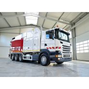 Camion aspirateur Dino12 de MTS avec dimensions 10,3x2,5x3,7 m