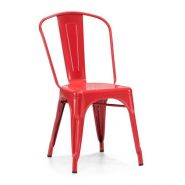 Chaise de restaurant - Style vintage - Structure en acier - Utilisation intérieure et extérieure_4