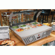 Comptoir de préparation positif économe en énergie Série G 4 x GN 1/3 GP293 Polar_4