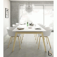 Table de réunion Born Wood - Mobel Linea - 240, Blanc_4