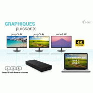 USB 3.0 / USB-C / Thunderbolt, 3x 4K Docking Station Gen 2 + Power Delivery 100W_4