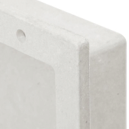 Vidaxl niche de douche blanc mat 41x51x10 cm 151393_4