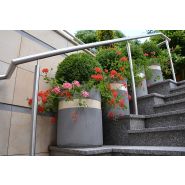 Poubelle publique Genewa Komserwis - 45L - Réf. 003333 - Hauteur 60 cm - 125 kg_4