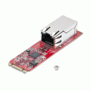 Carte Réseau M.2 2280 à  1 Port 2.5 GbE, Vitesses Multi-Gigabit (2.5G/1G/100M/10M), NIC NBASE-T (802._4