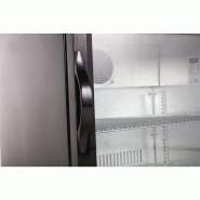 Arrière-bar une porte pivotante Série G noir 128L GL011 Polar_4