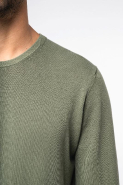 Pull écoresponsable délavé à col rond pour homme - 100% coton biologique - Réf: NS914_4