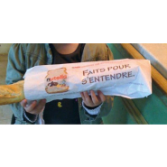 Sac publicitaire à pain écologique - Papier Kraft recyclé blanc lisse - Encres à l'eau certifiées - Contact alimentaire_4