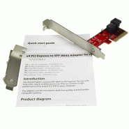 Adaptateur PCI Express à  4 Voies vers SFF-8643 pour SSD U.2 PCIe NVMe - Adaptateur SSD U.2 2.5