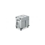 Chariot bain-marie - Frigotherm - 2 ou 4 cuves GN 1/1 sur chariot ou armoire chauffante_4