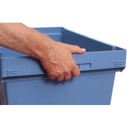 Bac de distribution réutilisable avec couvercle double rabat - Serie MB - MBD43271_4