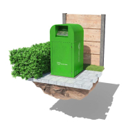 Tri sélectif standard ou sur mesure - Conteneur enterré, duo et bac à déchets organiques - Waste Vision_4