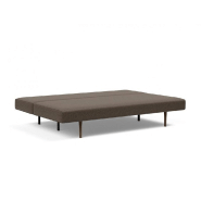 Canapé design Conlix convertible lit 140x200 cm - pieds chêne naturel - tissu Kenya taupe - confort scandinave_4