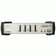 Aten cs1734b switch kvm vga, ps/2-usb, audio, hub usb, 4 ports_4