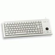 G84-4400 TRACKBALL KEYBOARD Clavier filaire miniature, trackball, USB, gris clair, AZERTY - FR_4