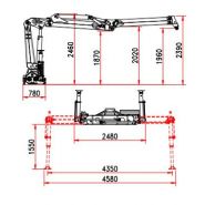 Grue auxiliaire Bob SPA pour opérations de levage professionnelles