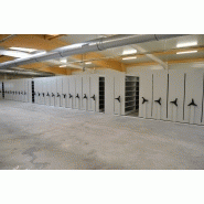 Rayonnage d'archivage mobile - tôlé - stockage optimisé et sécurisé_4