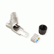 ROLINE Connecteur RJ-45 à confectionner Cat.6A (Classe EA), UTP, blanc_4