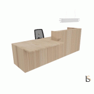 Banque d'accueil design avec accès PMR Z2 - Officity - 206, Gauche, Orme_4