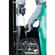 Gerbeur électrique accompagnant Mitsubishi AXIA ES SBP10N2 - 1000 kg - Compact et maniable pour espaces exigus_4