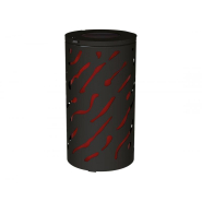 Corbeille Venise - 80 litres - Acier et tôle découpée - Fabrication française_4