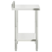 Vidaxl table de travail de cuisine avec dosseret 82,5x55x93 cm inox 376457_4