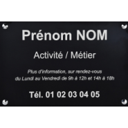 Plaque d'entreprise en aluminium - Résistante, premium et moderne - Épaisseur 1.5mm_4