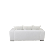 Canapé design LITA - 5 coussins blancs - Luxueux et confortable_4