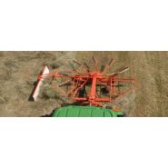 Andaineur monorotor fiable pour fourrage dense